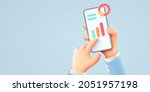 market trend graphs and... | Shutterstock .eps vector #2051957198