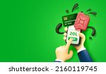 auto refill pay online... | Shutterstock .eps vector #2160119745