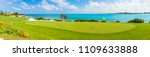 Small photo of Stunning view of a coastal golf course