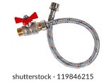 Braided flexible water hose and Water ball valve