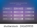glass buttons collection | Shutterstock .eps vector #241659955