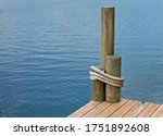 The Corner Of A Boat Dock  On A ...