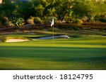 Golf Course In The Arizona...