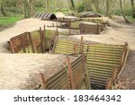 Trenches in Flanders Fields Ypres great world war one Hill 62
