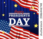 usa happy presidents day... | Shutterstock .eps vector #2086446748
