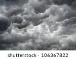 Background Of Storm Clouds...