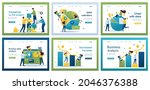 collection of landing pages.... | Shutterstock .eps vector #2046376388
