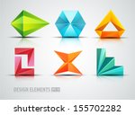 Vector Origami Icons. Design...