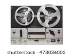 Vintage Tape Recorder Isolated...