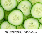 Background With Cucumbers