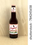 Small photo of Spencer, Wisconsin,December, 31, 2017 Bottle of Leinenkugel's Grapefruit Shandy Beer Leinenkugel's is based in Wisconsin in the U.S.A.