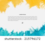vector watercolor background... | Shutterstock .eps vector #215796172