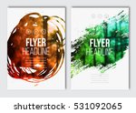 flyer layout template. vector... | Shutterstock .eps vector #531092065