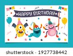 Cute Colorful Birthday Card...