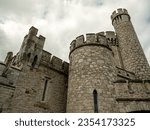 Small photo of Old celtic castle tower, Blackrock castle in Ireland. Blackrock Observatory fortress