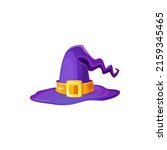 wizard cap  cartoon headdress... | Shutterstock .eps vector #2159345465