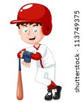  Illustration Of Boy Baseball...