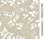 floral seamless pattern. branch ... | Shutterstock .eps vector #1940131585