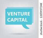 venture capital written on a... | Shutterstock .eps vector #1205957248