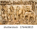 Stone Carved Elephants From...