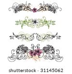 set of retro design elements | Shutterstock .eps vector #31145062
