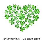 4 Leaf Clover Heart  Irish Love ...