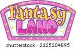fantasy land text word with... | Shutterstock .eps vector #2125204895