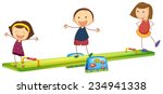 Balance and Seesaw vector clipart image - Free stock photo - Public