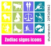 zodiac signs | Shutterstock .eps vector #209265862