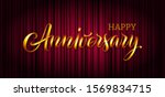 anniversary vector text banner. ... | Shutterstock .eps vector #1569834715