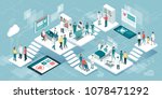 isometric virtual medical... | Shutterstock .eps vector #1078471292