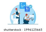 professional plumbers service ... | Shutterstock .eps vector #1996125665