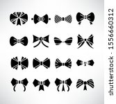 bow tie icons vector... | Shutterstock .eps vector #1556660312
