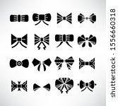 bow tie icons vector... | Shutterstock .eps vector #1556660318