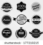 set of premium quality and... | Shutterstock . vector #177210215