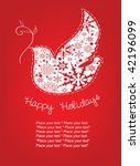 Dove Peace Christmas Card Free Stock Photo - Public Domain Pictures