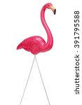Artificial Pink Flamingo On...