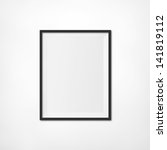 art exhibition concept. blank... | Shutterstock . vector #141819112