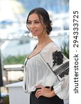 Small photo of CANNES, FRANCE - MAY 20, 2015: Madalina Ghenea at the photocall for her movie "Youth" at the 68th Festival de Cannes.