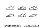 Sneakers Minimal Vector Icon