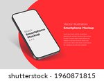 modern mock up smartphone for... | Shutterstock .eps vector #1960871815