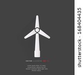 Wind Turbine Icon  Eco Concept