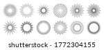 vintage sunburst collection.... | Shutterstock .eps vector #1772304155