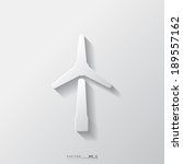 wind turbine icon  eco concept | Shutterstock .eps vector #189557162