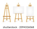 realistic paint desk with blank ... | Shutterstock .eps vector #2094326068