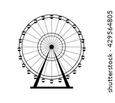 Ferris Wheel Silhouette  Circle....