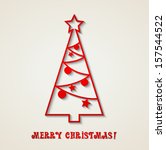 christmas card | Shutterstock .eps vector #157544522