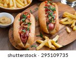 Hot Dogs With Tomato Salsa And...
