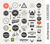 hipster style infographics... | Shutterstock .eps vector #152023502
