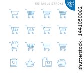 shopping cart related icons.... | Shutterstock .eps vector #1441050062